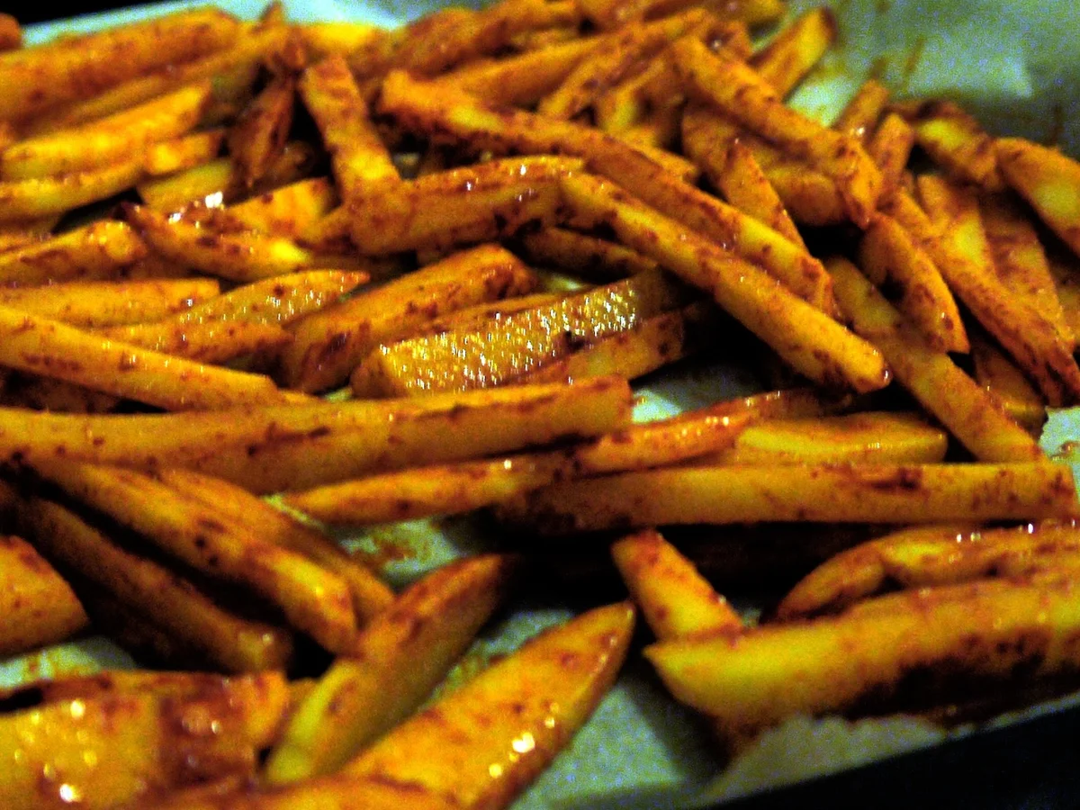 Sellerie-Mandel-Schnitzel, Orangen-Oliven-Majo, Räucherstäbchen - Rezept - Bild Nr. 6767