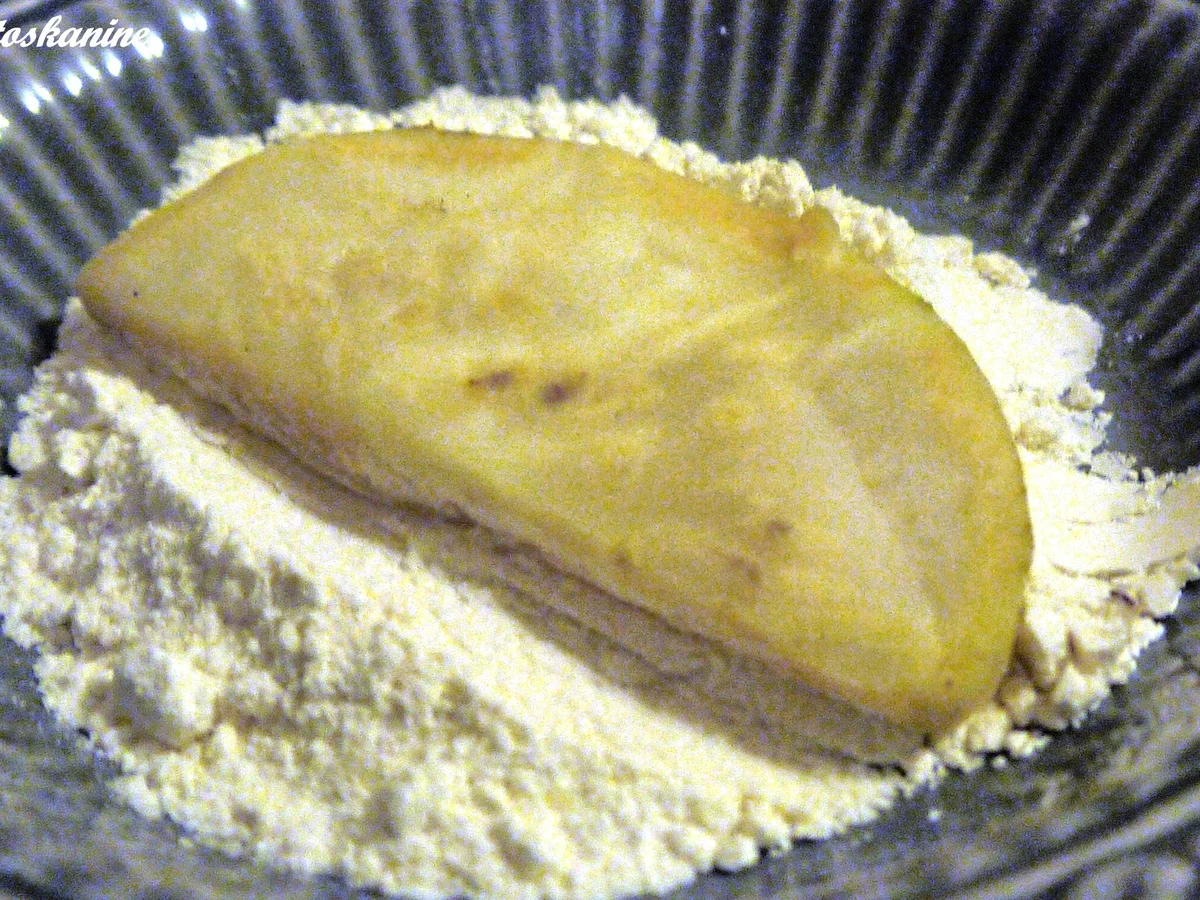 Sellerie-Mandel-Schnitzel, Orangen-Oliven-Majo, Räucherstäbchen - Rezept - Bild Nr. 6768