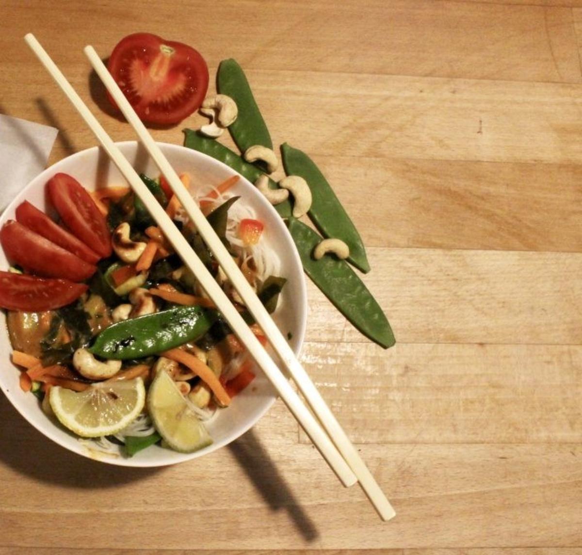 Thai Curry-Nudeln mit Wakame-Algen von Algamar - Rezept - Bild Nr. 6760