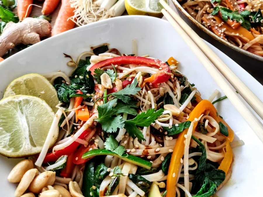 Veggie-Reisnudelgericht mit Meeresalgen - Rezept - Bild Nr. 6760