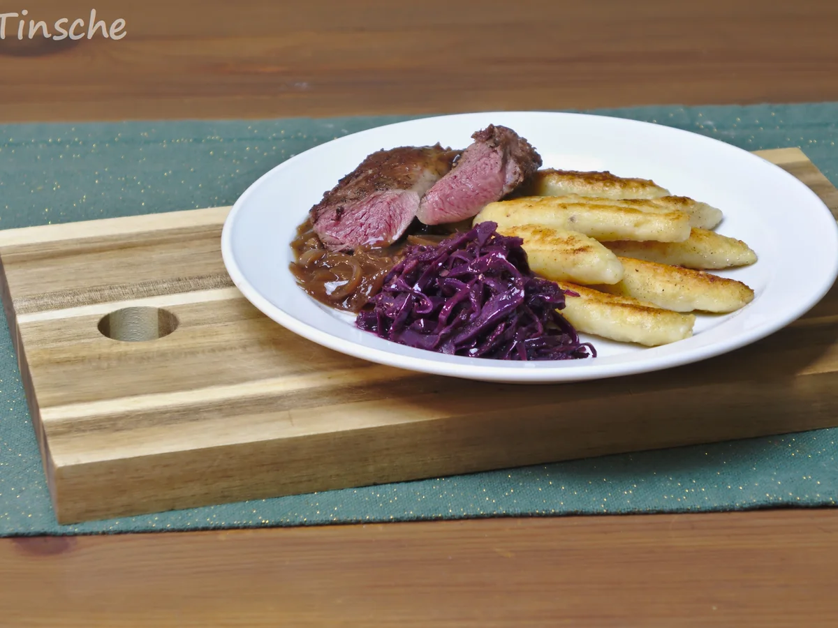 Rehfilet -rosa gebraten- - Rezept - Bild Nr. 6761