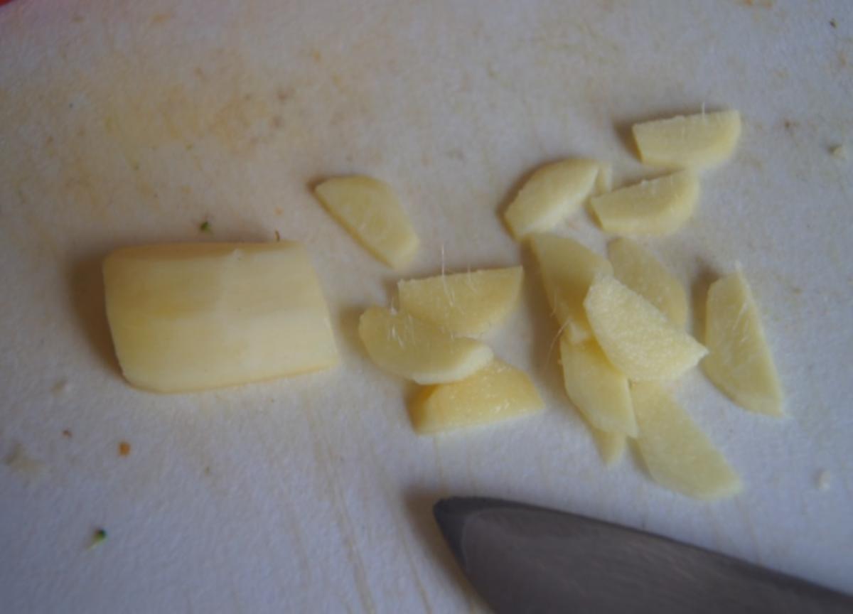 Gemüsemix süß-sauer mit Hähnchenbrustfilet und gelben Basmatireis - Rezept - Bild Nr. 6773
