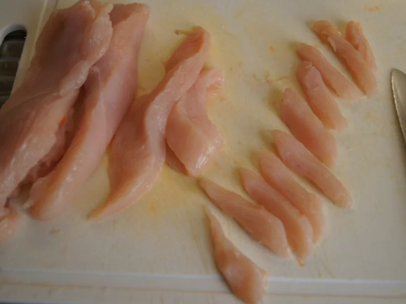 Rezept: Gemüsemix süß-sauer mit Hähnchenbrustfilet und gelben Basmatireis Bild Nr. 6778 Gemüsemix süß-sauer mit Hähnchenbrustfilet und gelben Basmatireis - Rezept - Bild Nr. 6778