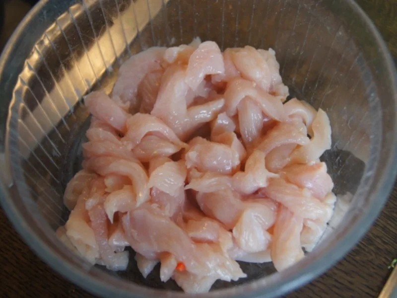 Rezept: Gemüsemix süß-sauer mit Hähnchenbrustfilet und gelben Basmatireis Bild Nr. 6779 Gemüsemix süß-sauer mit Hähnchenbrustfilet und gelben Basmatireis - Rezept - Bild Nr. 6779