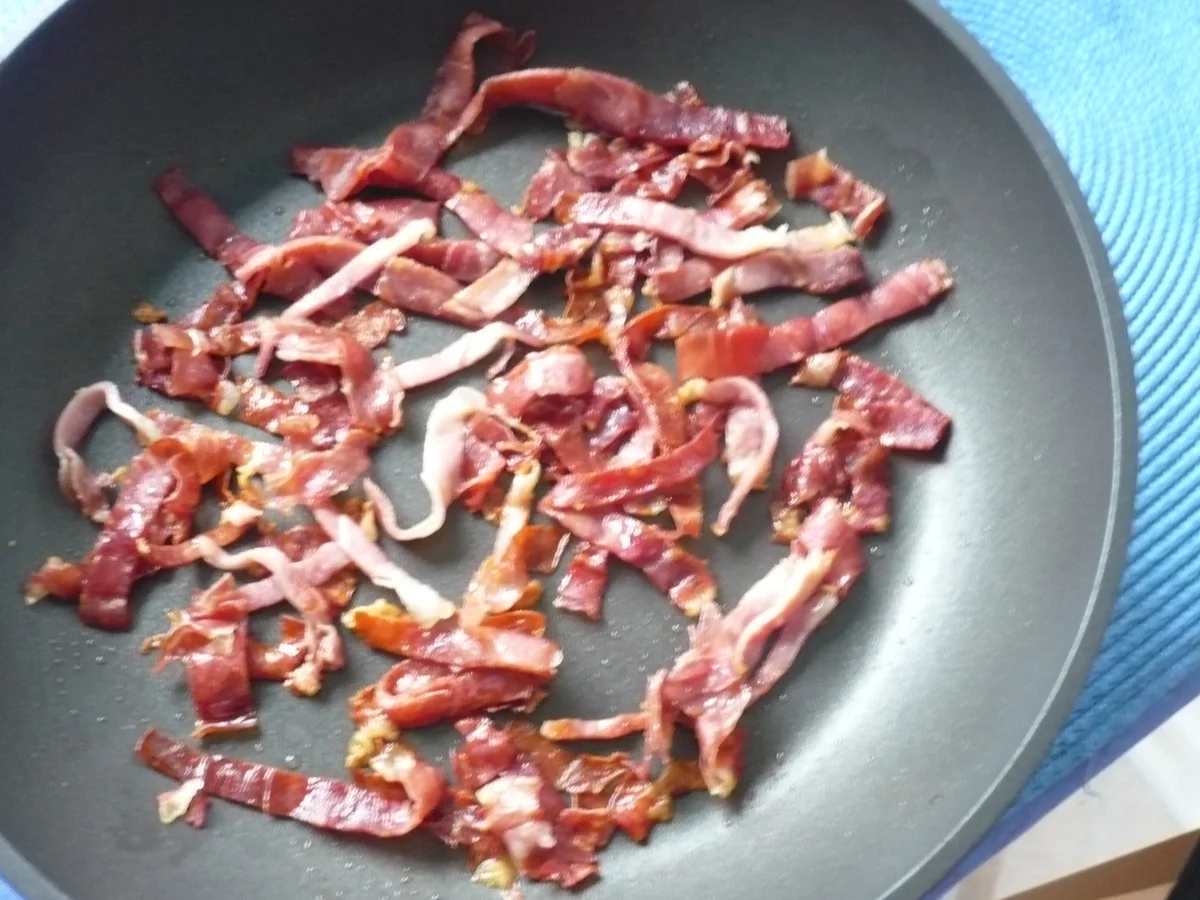 Spaghettikürbis ala Carbonara - Rezept - Bild Nr. 6766