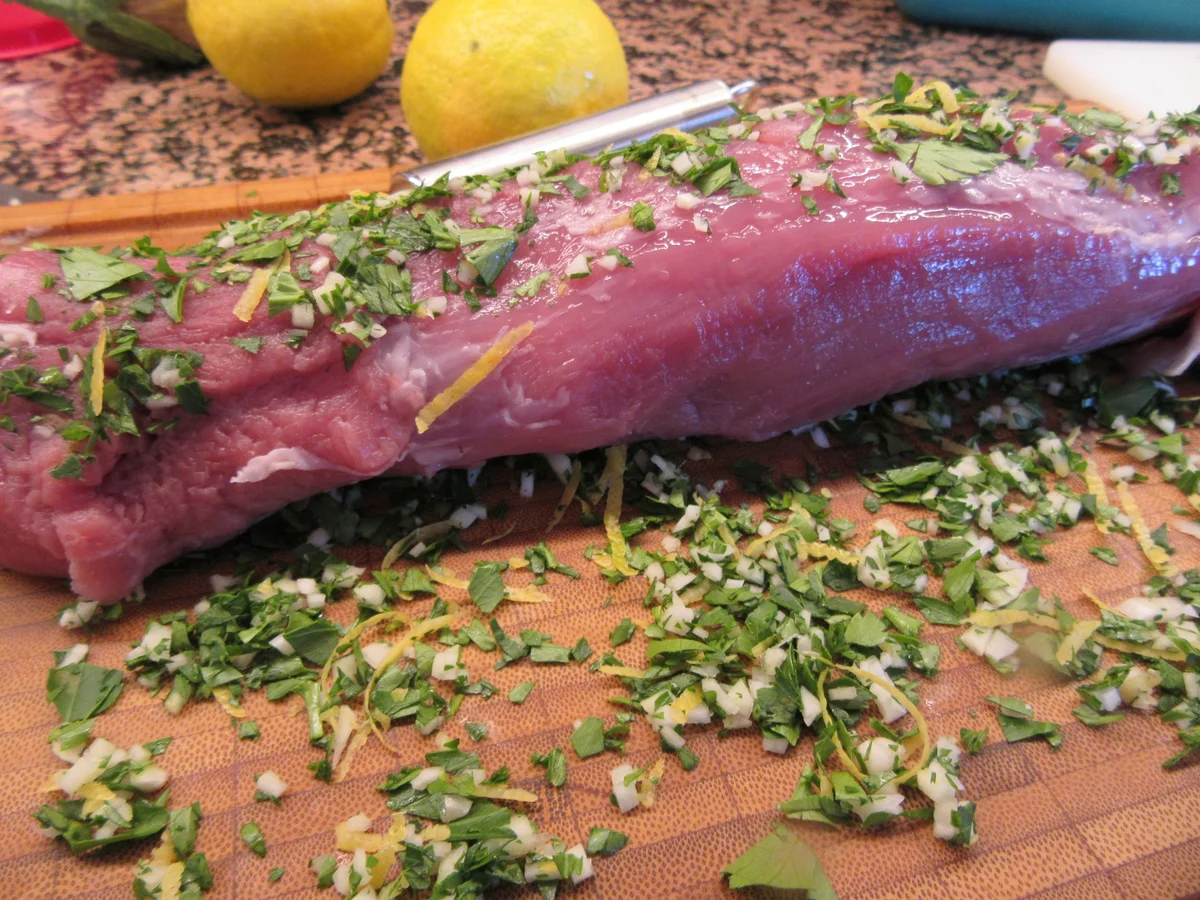 Fleisch: Lombo a´la Gremolata - Rezept - Bild Nr. 6775