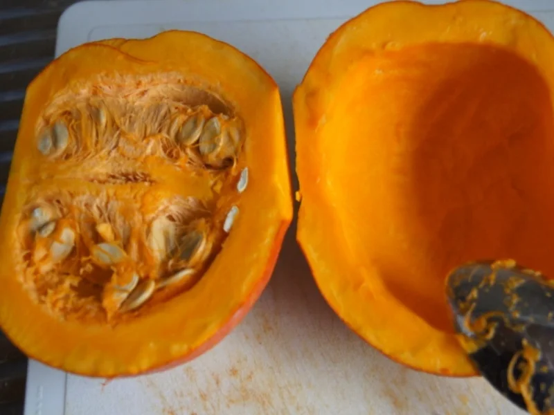 Alaska-Seelachs mit Kürbisstampf und Zuckererbsen - Rezept - Bild Nr. 6780