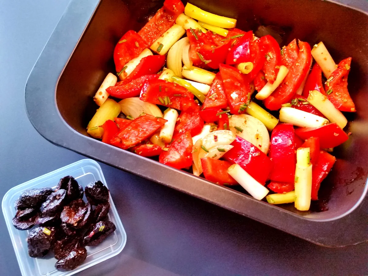 Rezept: Hähnchen-Unterschenkel mit Ofengemüse Bild Nr. 6781 Hähnchen-Unterschenkel mit Ofengemüse - Rezept - Bild Nr. 6781