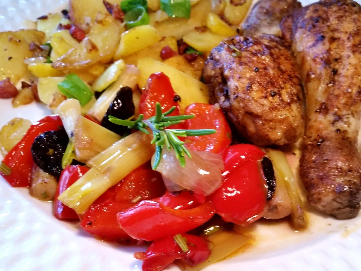 Rezept: Hähnchen-Unterschenkel mit Ofengemüse Bild Nr. 6776 Hähnchen-Unterschenkel mit Ofengemüse - Rezept - Bild Nr. 6776