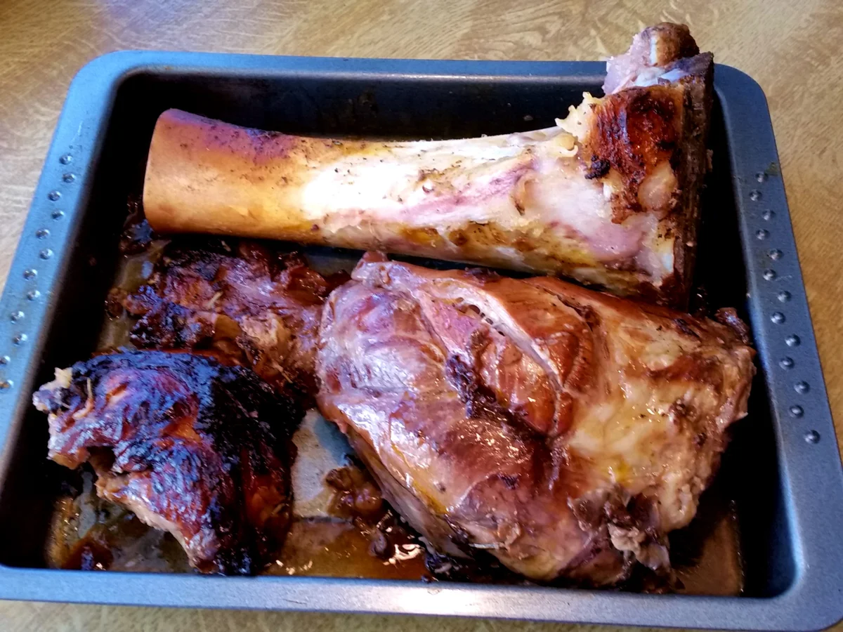 Kalbshaxe im Ganzen geschmort - Rezept - Bild Nr. 6785