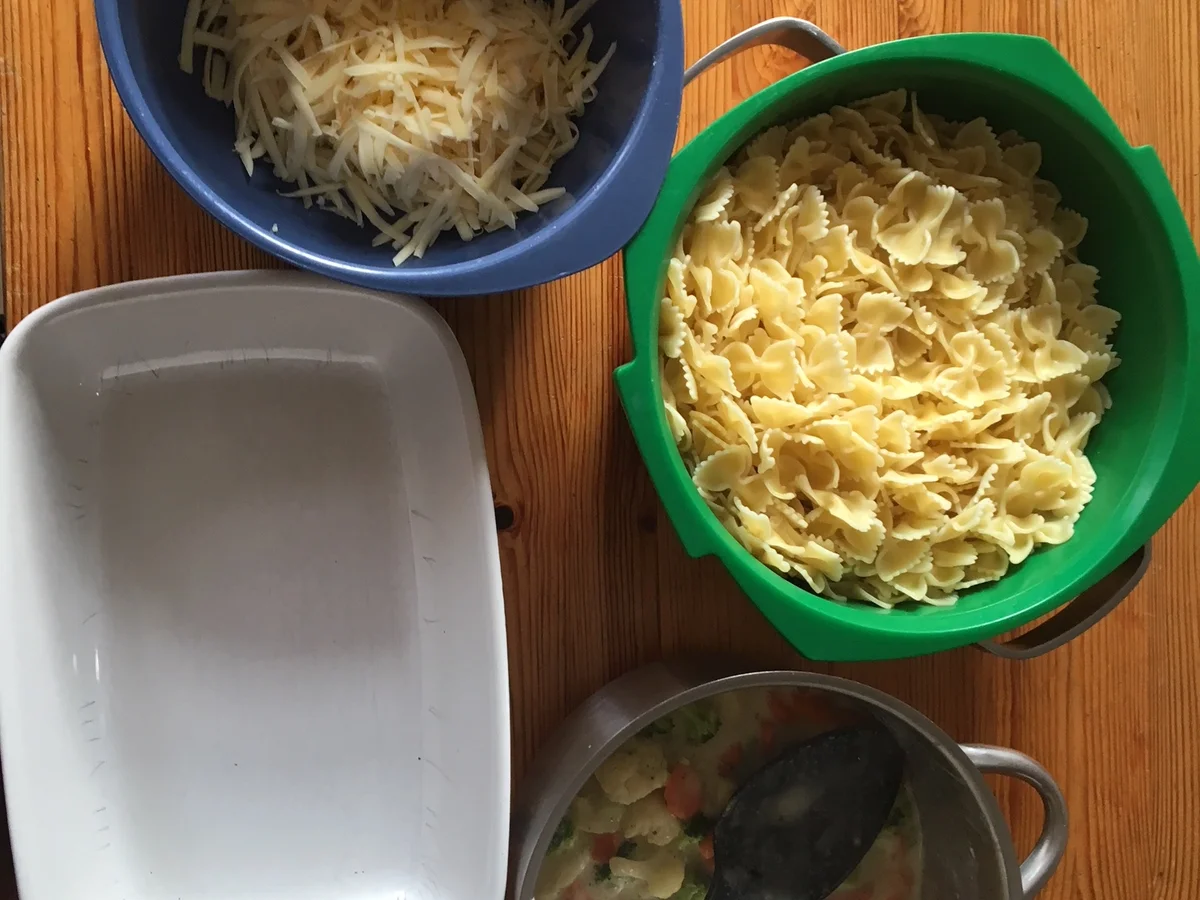 Rezept: Farfalle-Gemüse-Auflauf Bild Nr. 6778 Farfalle-Gemüse-Auflauf - Rezept - Bild Nr. 6778