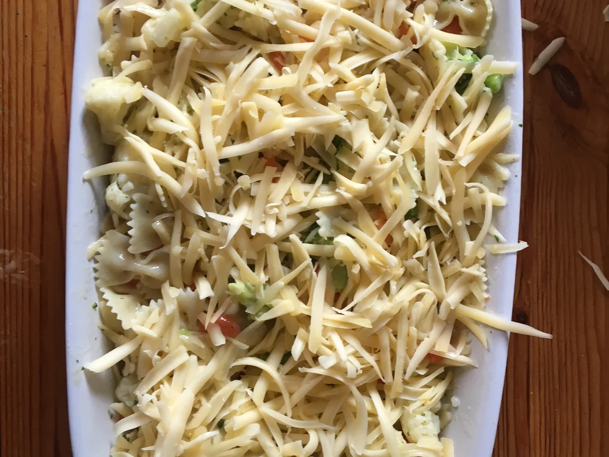 Rezept: Farfalle-Gemüse-Auflauf Bild Nr. 6779 Farfalle-Gemüse-Auflauf - Rezept - Bild Nr. 6779