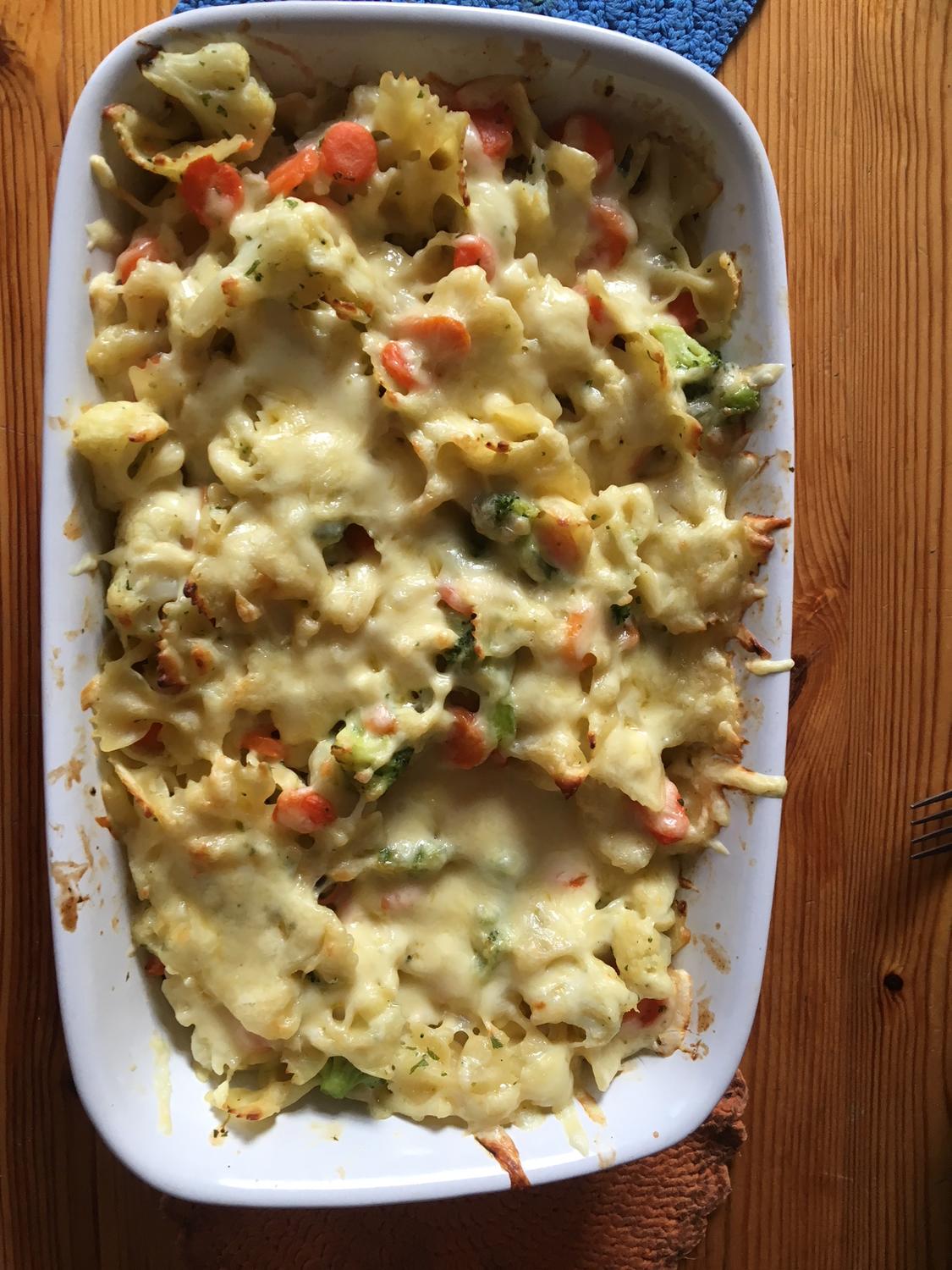 Farfalle-Gemüse-Auflauf - Rezept mit Bild - kochbar.de