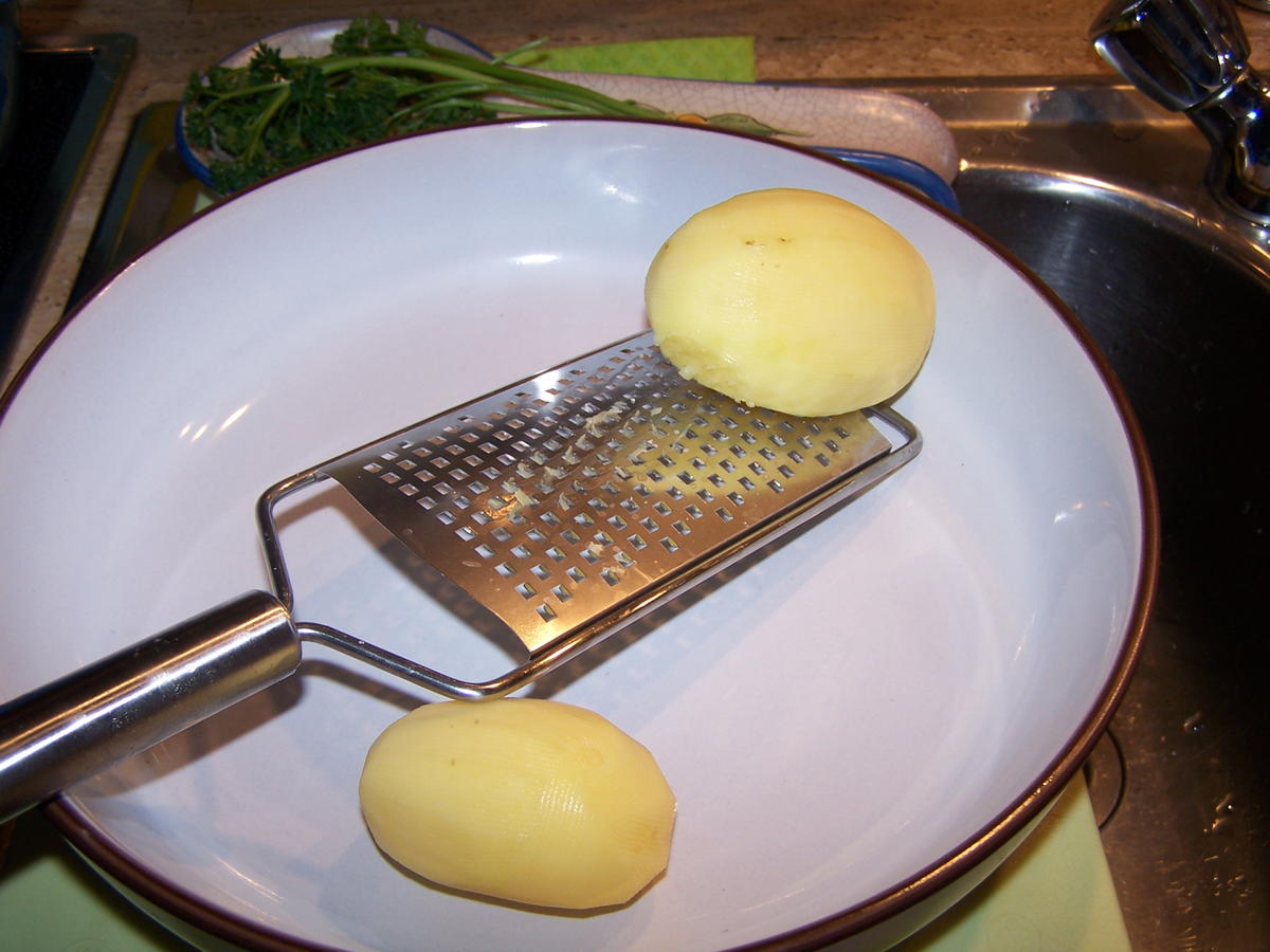 Lachs-Rosé mit Kartoffelpuffer und Orangen-Meerrettich - Rezept - Bild Nr. 6788