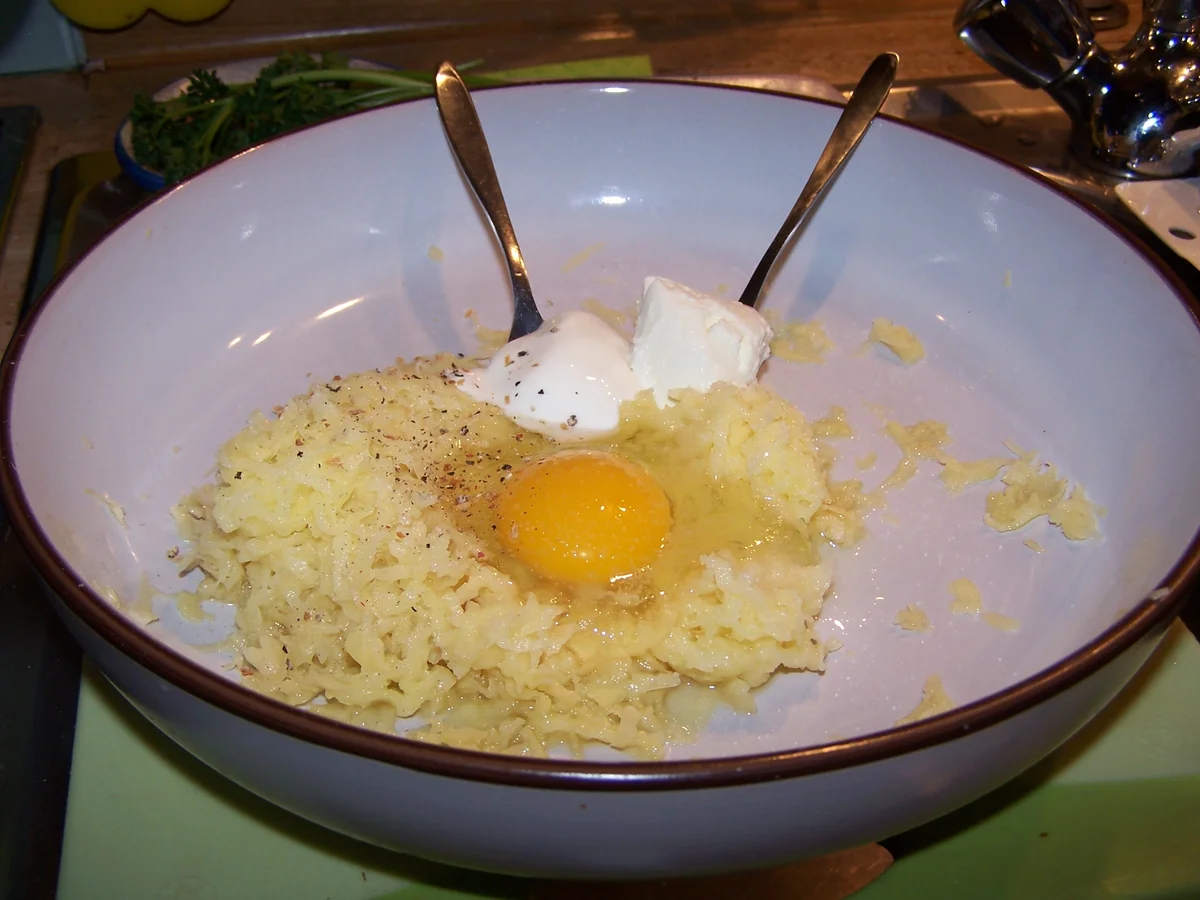 Lachs-Rosé mit Kartoffelpuffer und Orangen-Meerrettich - Rezept - Bild Nr. 6789