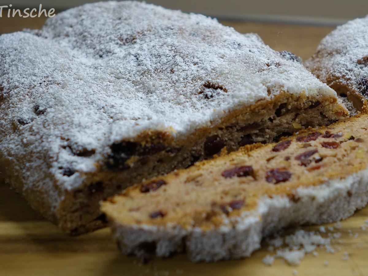 Cranberry-Kirschstollen mit Marzipan - Rezept - kochbar.de