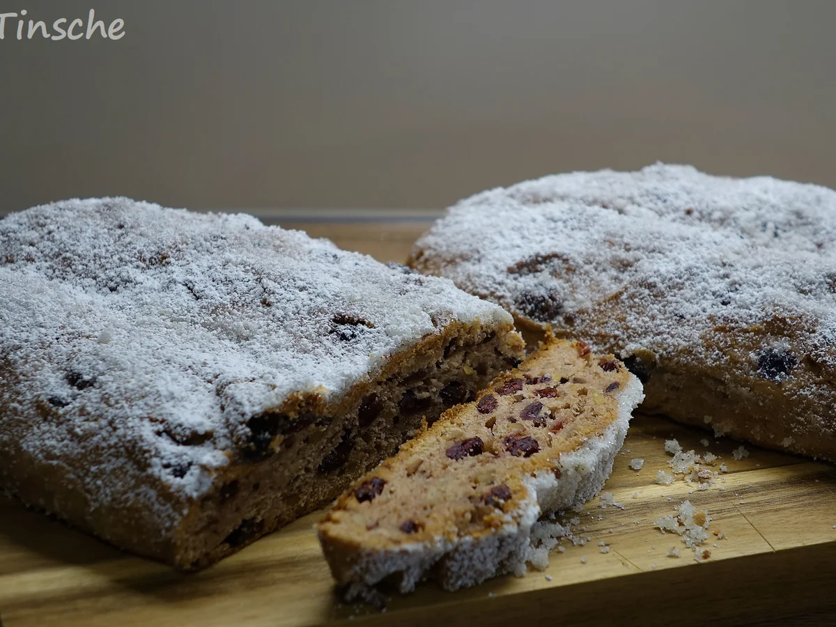 Cranberry-Kirschstollen mit Marzipan - Rezept - Bild Nr. 6810