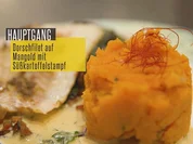 Dorschfilet auf Mangold mit Süßkartoffelstampf - Rezept - Bild Nr. 6787