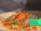 Bunter Salat mit Hühnchen und Hausdressing, dazu frisches Brot - Rezept - Bild Nr. 2