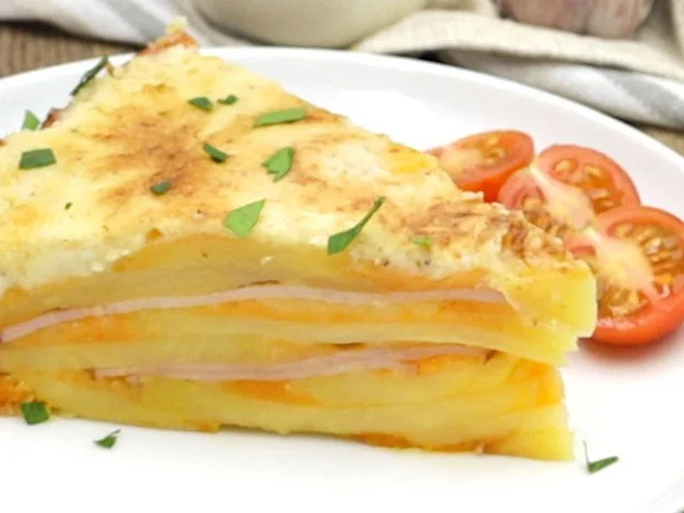 Rezept: Herzhafter Kartoffel-Käse-Kuchen Bild Nr. 2 Herzhafter Kartoffel-Käse-Kuchen - Rezept - Bild Nr. 2