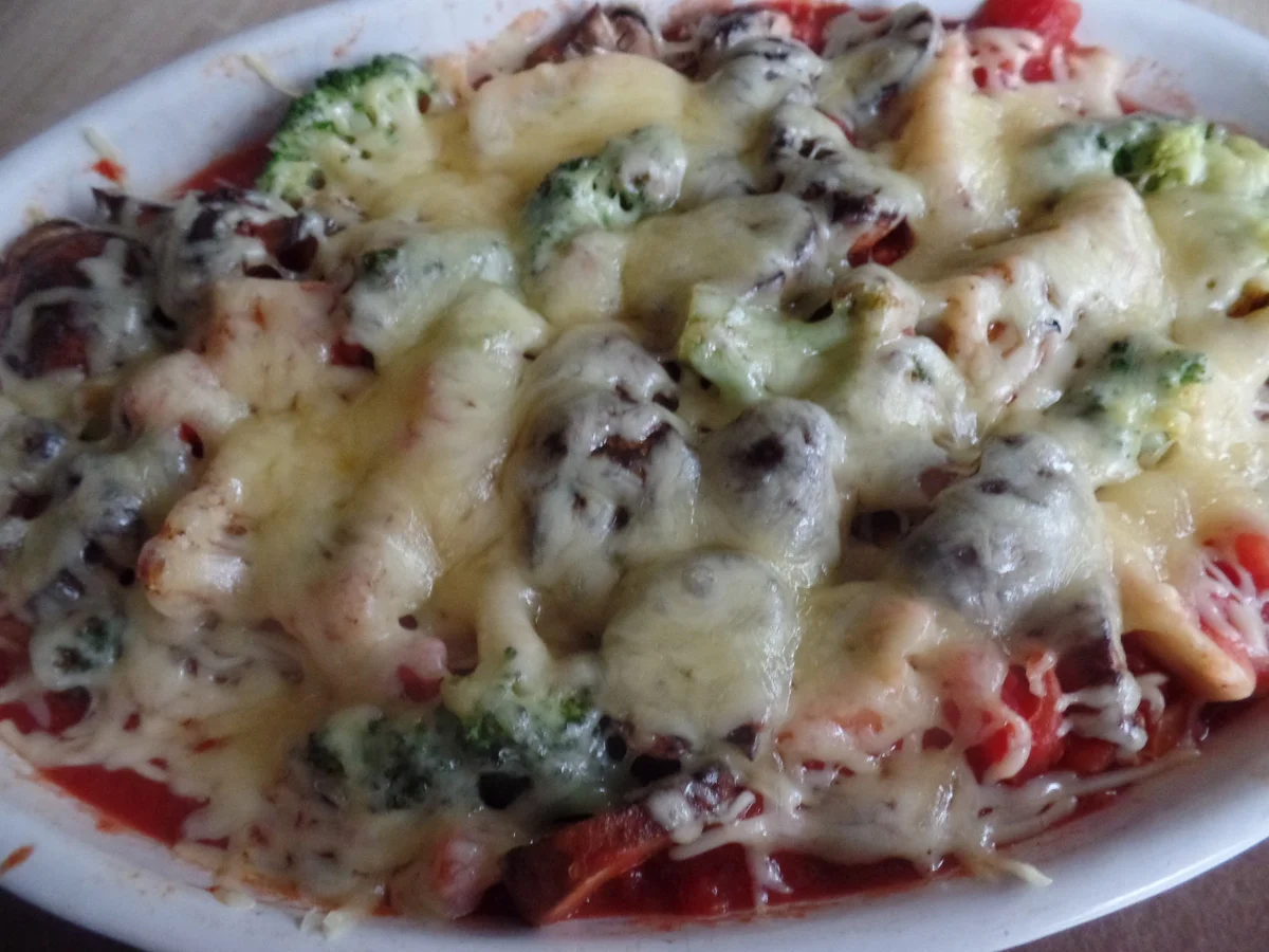 Rezept: Maultaschen-Gartin Bild Nr. 6819 Maultaschen-Gartin - Rezept - Bild Nr. 6819