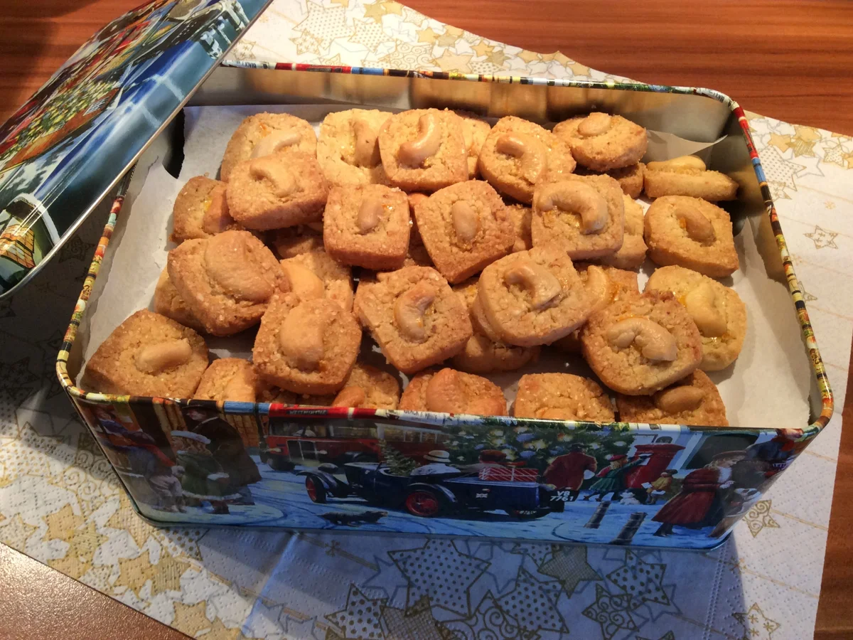 Rezept: Cashew Plätzchen - süß und leicht salzig Bild Nr. 2 Cashew Plätzchen - süß und leicht salzig - Rezept - Bild Nr. 2