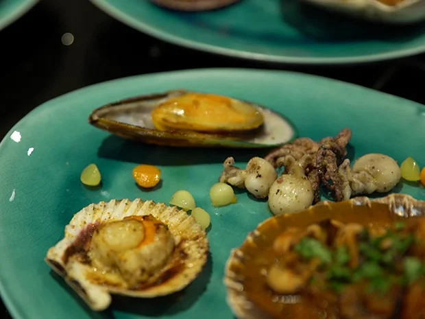 „Ein Tag am Meer“: Mediterranes Pulpo-Ragout - gebratene Meeresfrüchte - Rezept - Bild Nr. 2