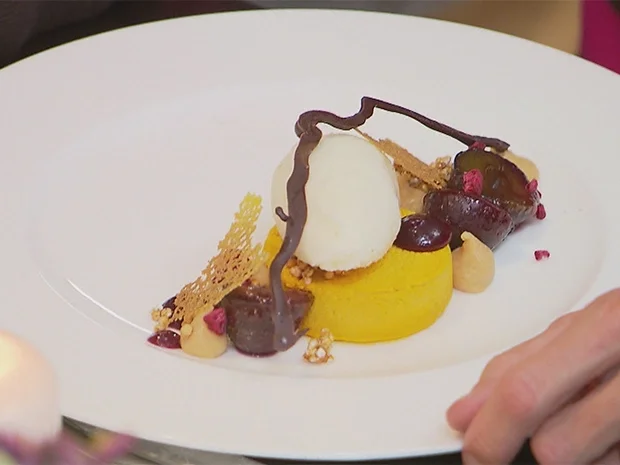 Rezept: "K³": Kürbis mit Kefir und Karamell Bild Nr. 2 "K³": Kürbis mit Kefir und Karamell - Rezept - Bild Nr. 2