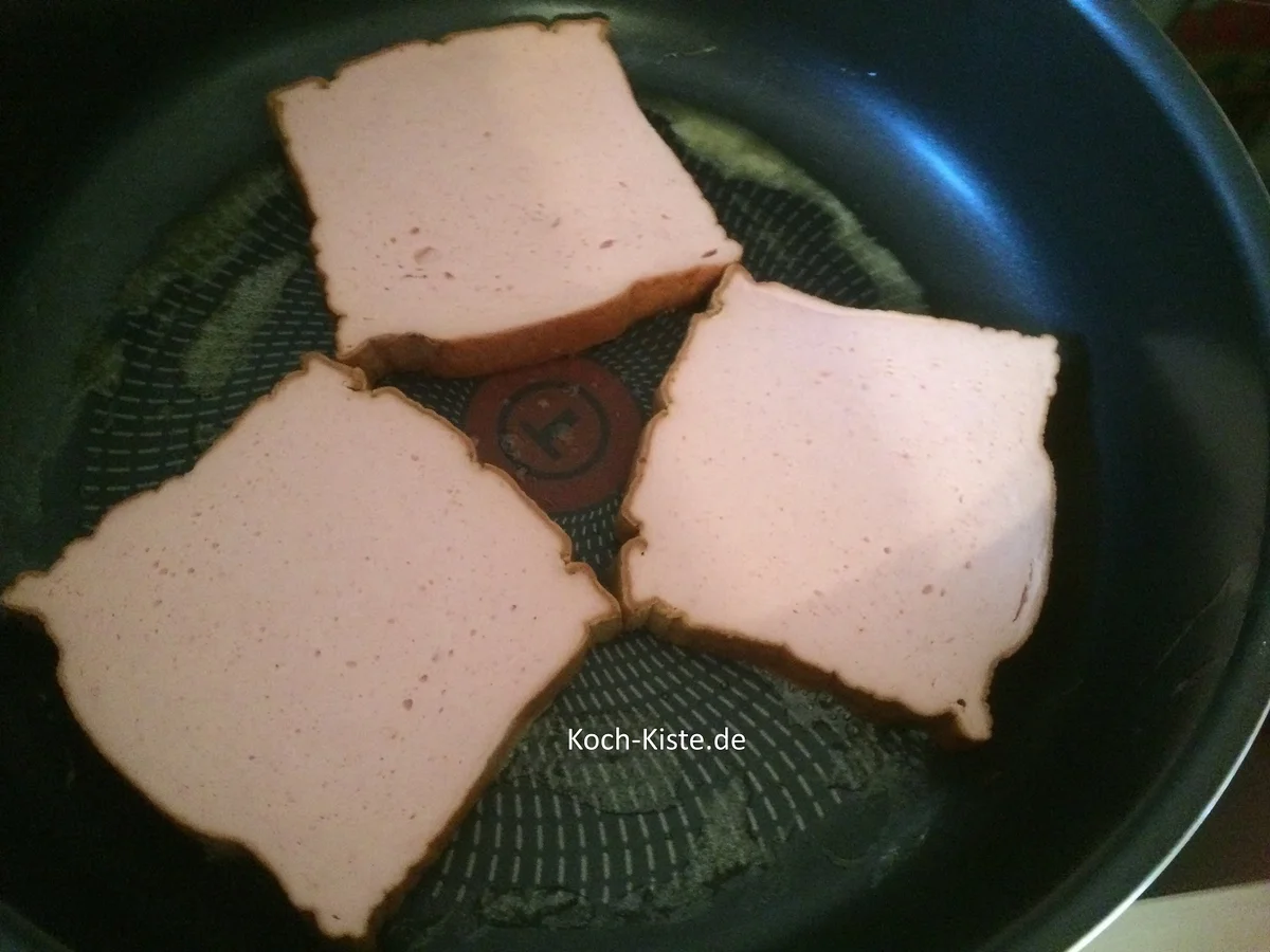 Rezept: Leberkäse mit Spiegelei und Kartoffelmus Bild Nr. 6861 Leberkäse mit Spiegelei und Kartoffelmus - Rezept - Bild Nr. 6861