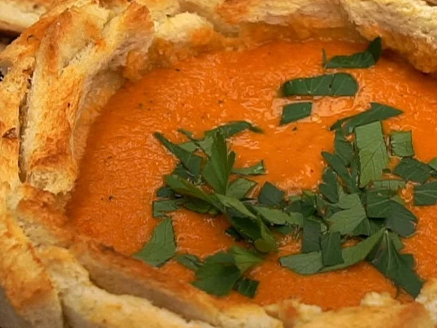 Tomatensuppen-Bowl - Rezept - Bild Nr. 2