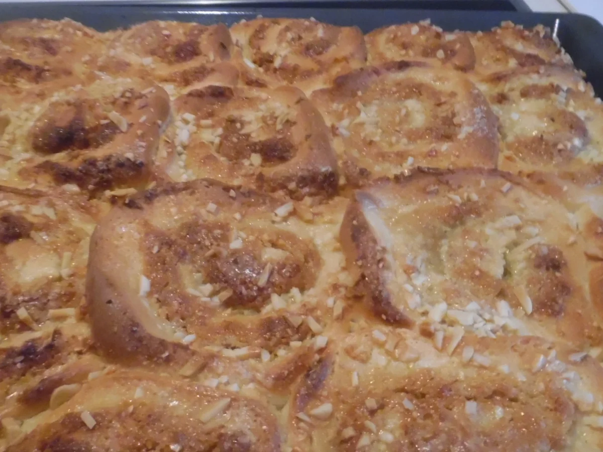 Rezept: Mandel-Schnecken-Kuchen Bild Nr. 6871 Mandel-Schnecken-Kuchen - Rezept - Bild Nr. 6871