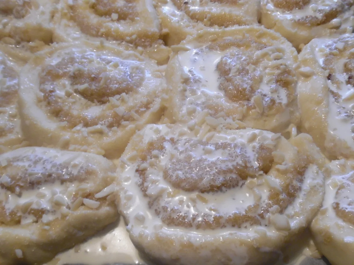 Rezept: Mandel-Schnecken-Kuchen Bild Nr. 6872 Mandel-Schnecken-Kuchen - Rezept - Bild Nr. 6872