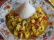 Indisches Hähnchenbrustfilet-Curry im Wok mit Jasmin-Reis - Rezept - Bild Nr. 6872