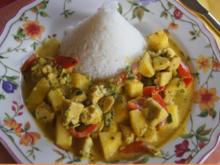Indisches Hähnchenbrustfilet-Curry im Wok mit Jasmin-Reis - Rezept - Bild Nr. 6872