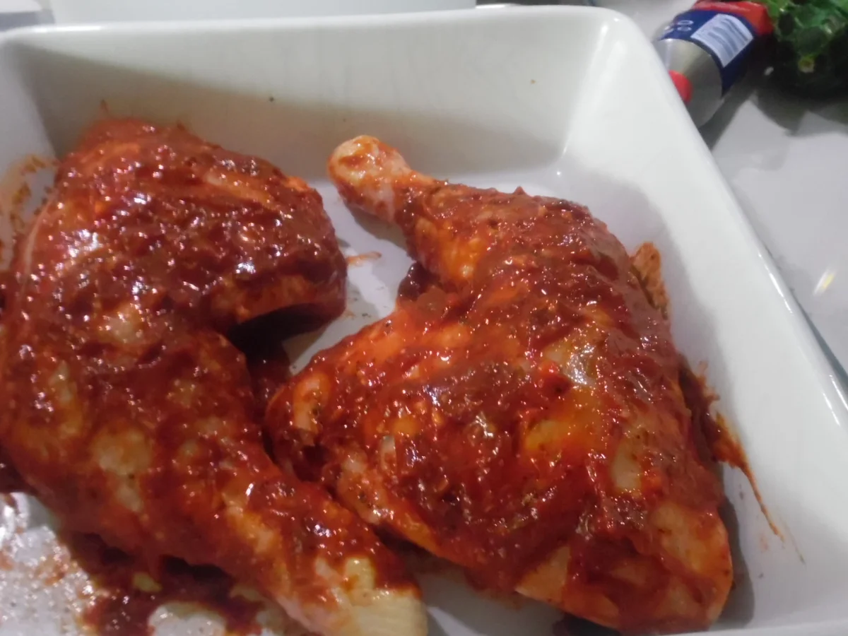 Hähnchenschenkel mediterran mit Ofen-Gemüse - Rezept - Bild Nr. 6881