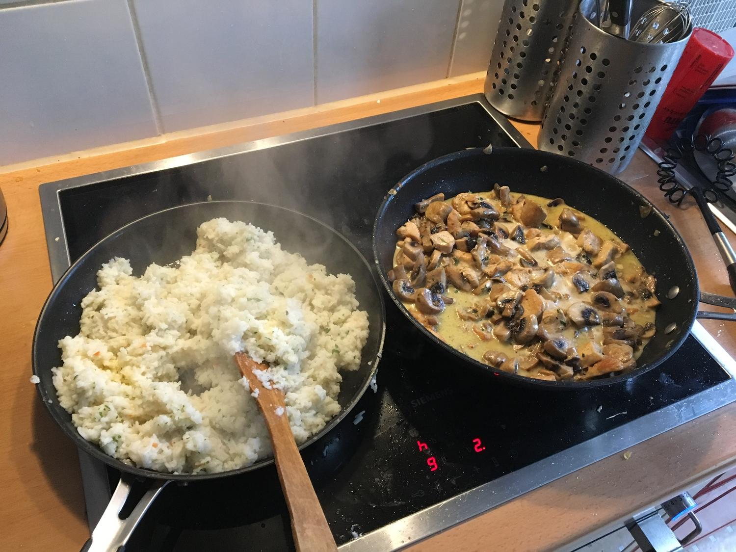 Geschnetzeltes mit Champignons und Reis - Rezept - kochbar.de
