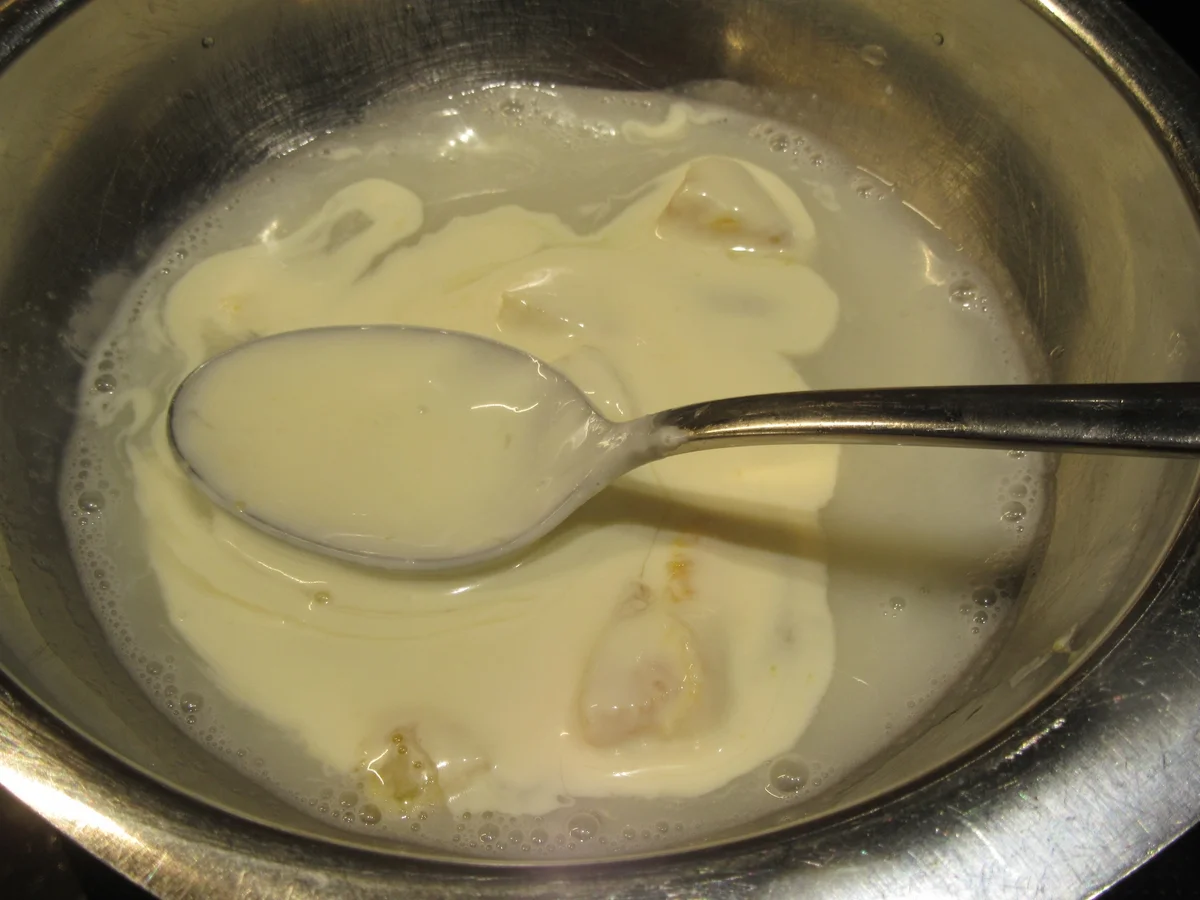 Dessert: Einfacher Orangenquark mit Walnusskrokant - Rezept - Bild Nr. 6896