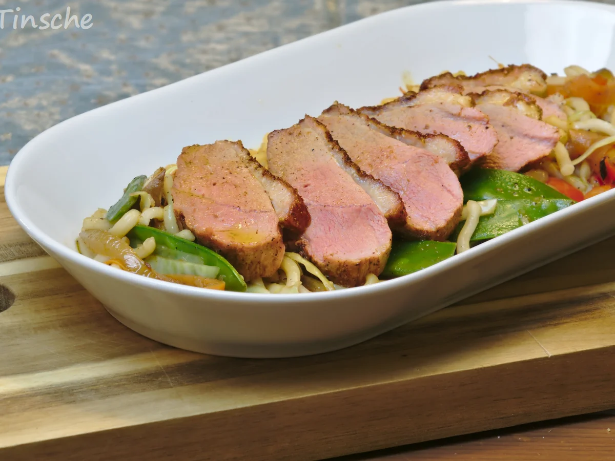 Rezept: Rosa gebratene Entenbrust Bild Nr. 6904 Rosa gebratene Entenbrust - Rezept - Bild Nr. 6904