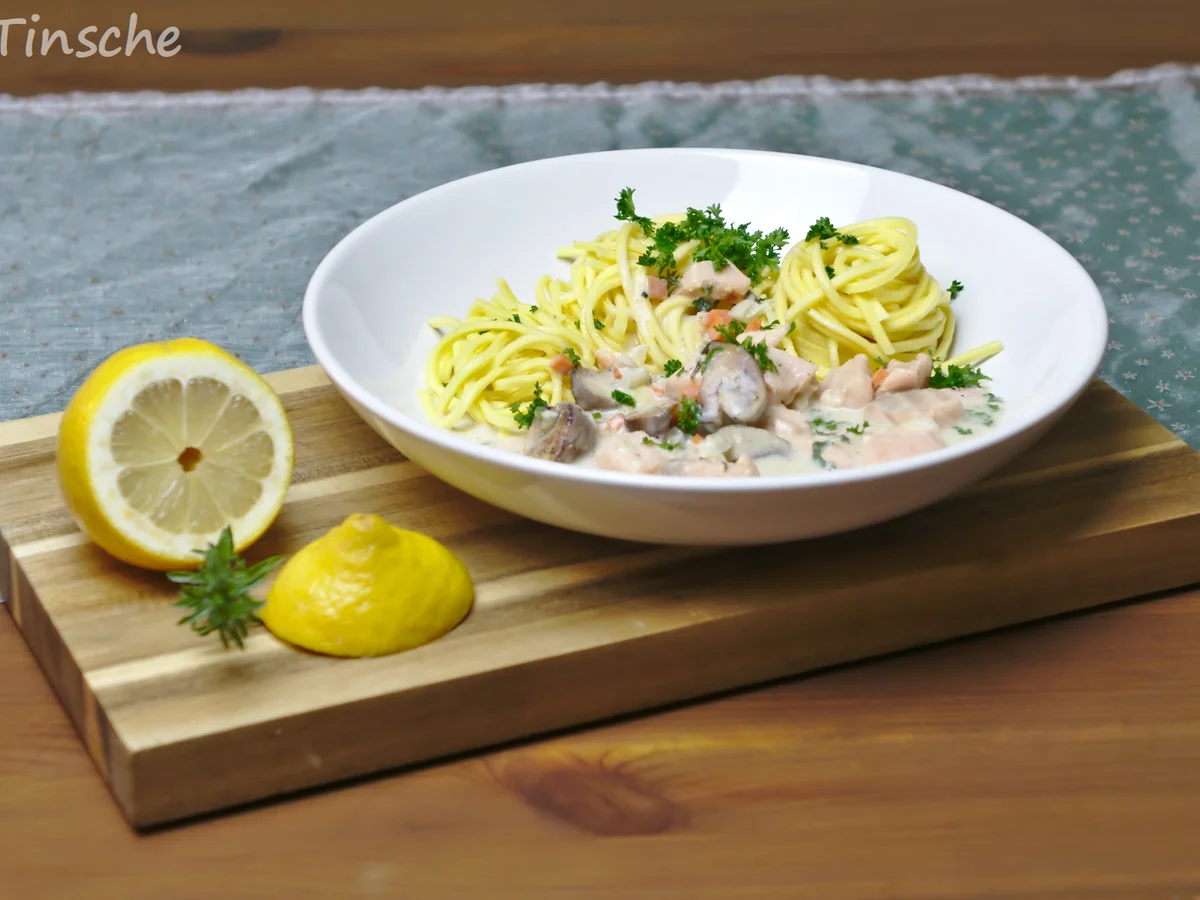 Lachsragout mit Pasta - Rezept - Bild Nr. 6893