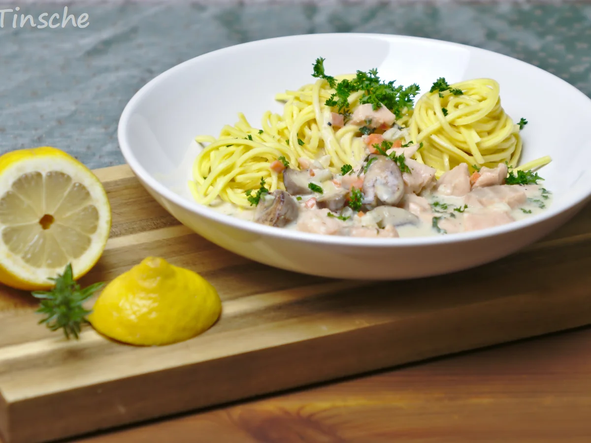 Lachsragout mit Pasta - Rezept - Bild Nr. 6894