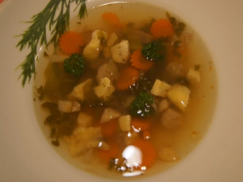 Rinderbrühe mit Einlage - Rezept - Bild Nr. 2