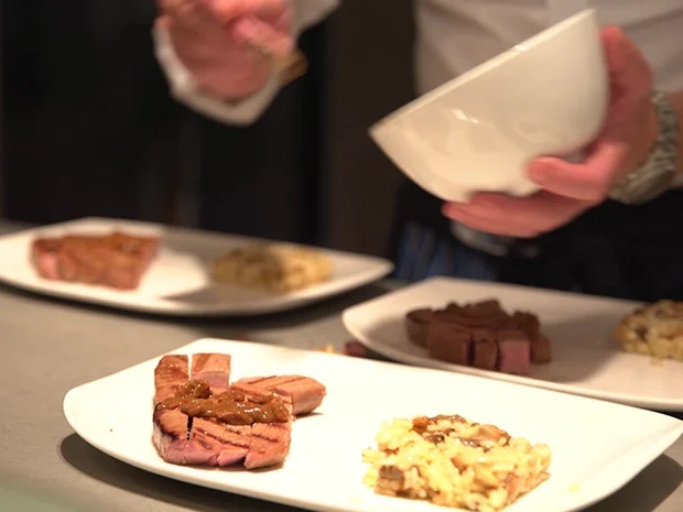 Risotto au thon et aux champignons à la mente - Rezept - Bild Nr. 2