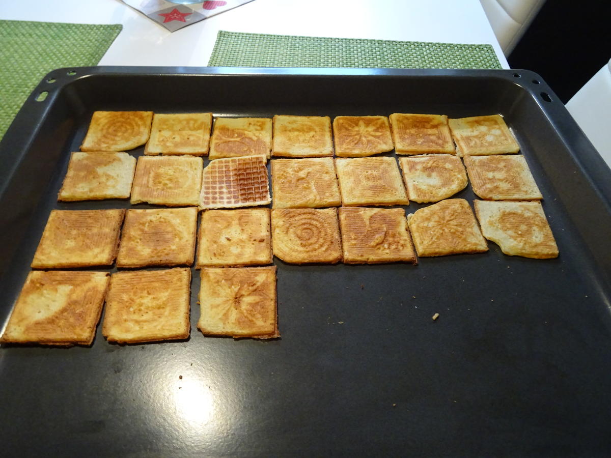 Käse Waffeln, dünn und knusprig - einfach - von barbara62