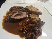 Wildschwein-Rücken gefüllt und Walnusskruste - Rezept - Bild Nr. 6934