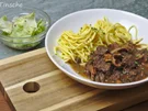 Rotwein-Balsamico-Gulasch mit Pfifferlingen - Rezept - Bild Nr. 6912