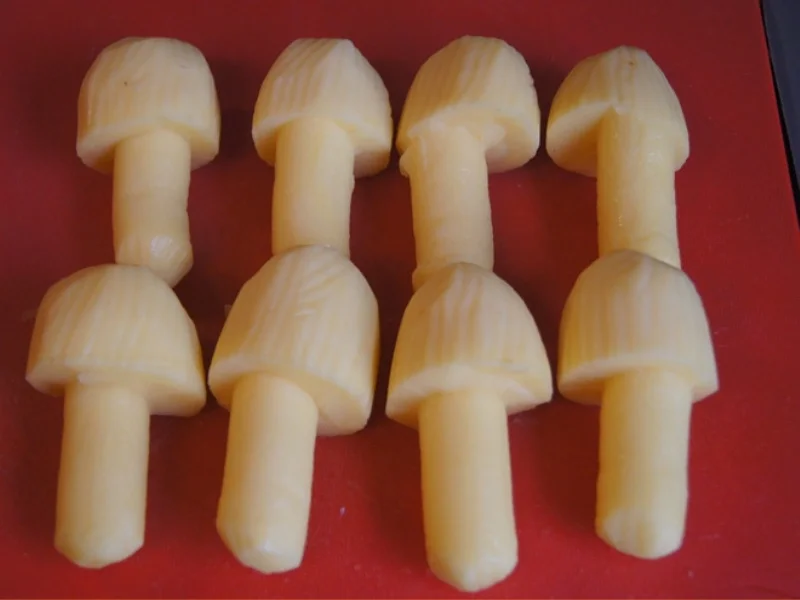 Rezept: Schweinefilet mit Champignons, Paprikas , Zwiebeln und Kartoffelpilzen Bild Nr. 6957 Schweinefilet mit Champignons, Paprikas , Zwiebeln und Kartoffelpilzen - Rezept - Bild Nr. 6957