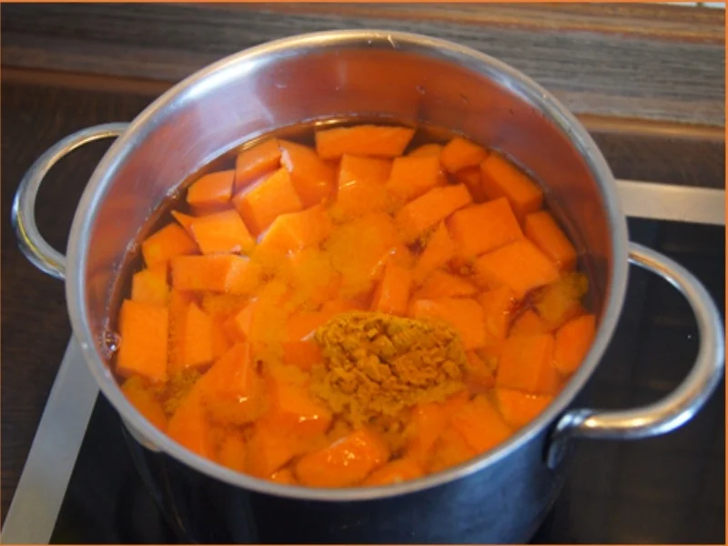 Muskatkürbis-Kartoffel-Püree - Rezept - Bild Nr. 4