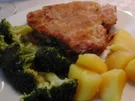 Backofenkoteletts mit Brokkoli und Kartoffeln - Rezept - Bild Nr. 6931