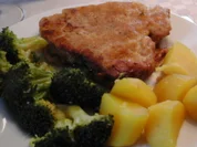 Backofenkoteletts mit Brokkoli und Kartoffeln - Rezept - Bild Nr. 6931