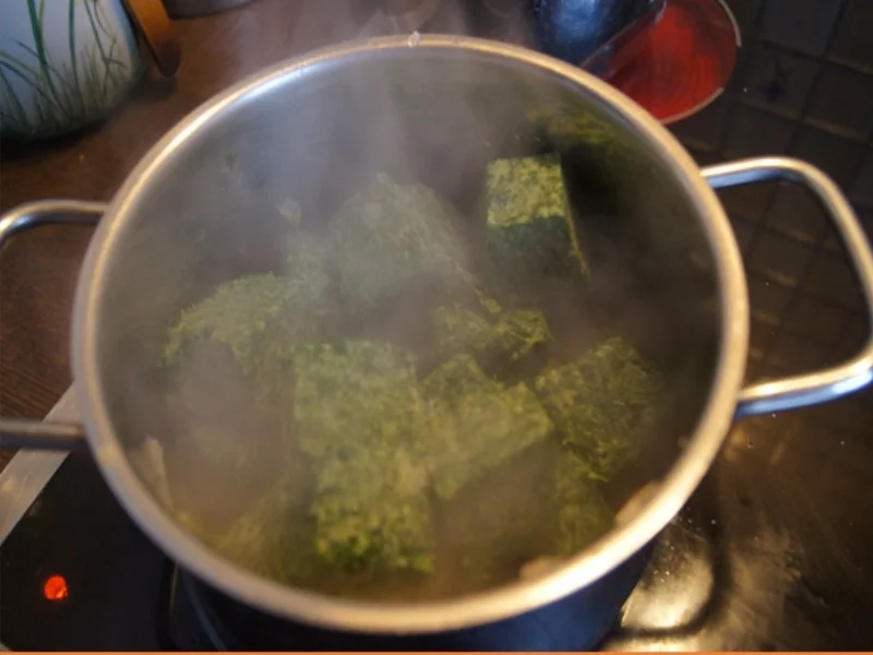 Schlemmerfilet mit pikanten Rahmspinat und Kartoffelstampf mit Kartoffelsternen - Rezept - Bild Nr. 7